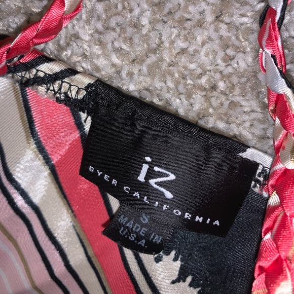 iZ byer california pink & black blouse size S - Picture 7 of 11